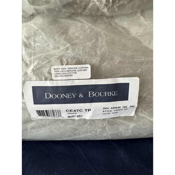 Dooney & Bourke Taupe Mary Shoulder Bag NWT CE47C TP - Picture 6 of 6